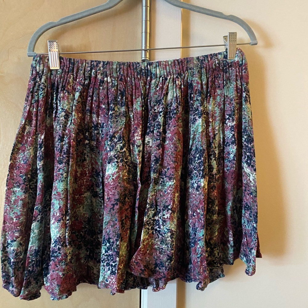 Floral Mini Skirt